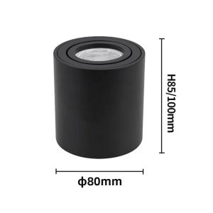 Đèn LED Âm Trần JOYINLED Đen Trắng GU10 Lắp Nổi Điện Áp AC85-265V Chất Liệu Nhôm Dùng Cho Phòng Tắm