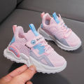 Girls Sport Shoes Children's Casual Running Shoes Breathable Mesh Soft Bottom Anti-Slip Spring Autumn New Style Kids Sneakers. 