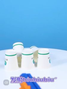 Foam ejection handheld aircraft firing guns boys and girls outdoor hand throwing glider toys