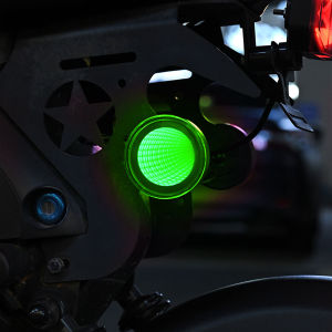 KEVANLY | Motorcycle LED Turn Signal Lights Round Hole Shaped Dynamic Flashing Light RGB APP Control Universal Motorbike Indicator Light