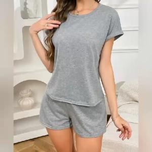 jackie FREE SHIPPING & COD Pambahay Loungewear Summerwear  Presko Cotton Top and Shorts Set Terno - Pang Mainit na Panahon    xs to xl classy and elegant timeless classic  timeless piece casual office or party classic piece super kapal ng tela hindi kay