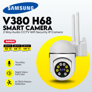 SAMSUNG CCTV Camera Wifi Connect Cellphone Wireless IP Security Camera Surveillance cctv set package 4 camera no need wifi Indoor Outdoor mini spycam with night vision 360 rotation Solar small cctv Connect To Phone With Voice 1080P HD IP Cameras