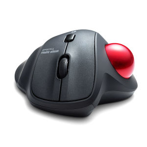 Sanwa Supply | Ergonomic Quiet Drawing CAD Vertical Grip Bluetooth Trackball Mouse