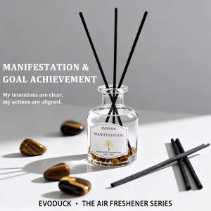 Non-Flaming Fragrance Diffuser Flameless Sandalwood Cinnamon Oil With Reed Diffuser Stick Home Room Air Freshener Decor 50ml