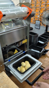 Food Grade PP Trays for Top Seal Machine Tray Sealer Durian Takeaway Food Bowl Plate per carton