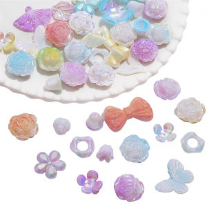 20g/bag 8-43mm Fashion Acrylic Mixed Styles Beads Loose Beads DIY Handmade for Necklace Bracelet Jewelry Making Accessories