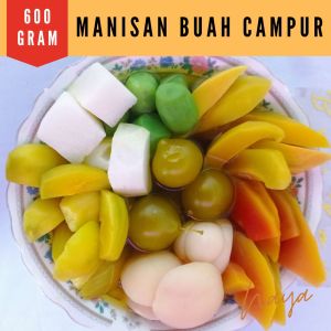 MANISAN BUAH MIX 600 GRAM MANISAN BUAH CAMPUR ASINAN BUAH MANISAN BUAH OLAHANA BUAH CAMILAN BUAH ASINAN PEDAS BUAH SEGAR