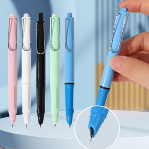 Automatic Fountain Pen Press Type Ink Pens Student Stationery Office School Supplies Automatic Retractable Fountain Pencil