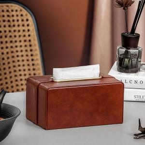 ZHENTAIYUAN | Creative Leather Tissue Box Living Room Modern Minimalist