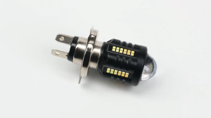 1PCS Motorcycle Led Headlight 25w Mini Driving Light Spot Lights H4 H6 High Low Beam White Yellow Light