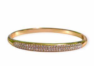 Matt Ri Quality Fashion Gold Plated Bangles Hypoallergenic Non tarnish-020 for women casual accessories