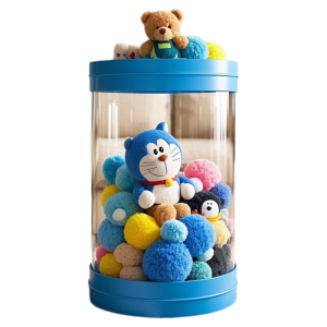 MENGBINFEN | Multifunctional Home Toy Storage Bucket Large Capacity Transparent