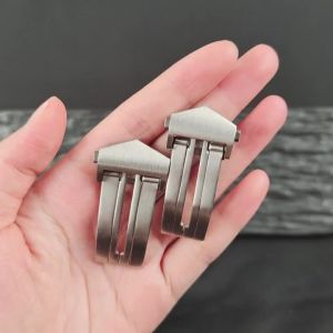 Watch Buckle for TAG Heuer Strap 18mm 20mm Stainless Steel Folding Clasp for Silicone Leather Watch Band Double Button Clasps