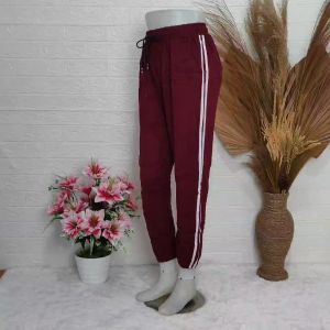 Celana Jogger Wanita Fit M-XXL Bahan Beludru Import Premium