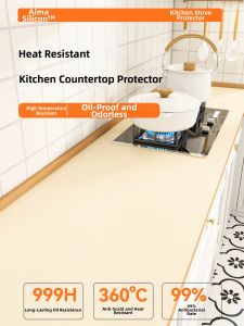 SHULIAN | Heat-Resistant Oil-Proof Water-Proof Kitchen Countertop Protector
