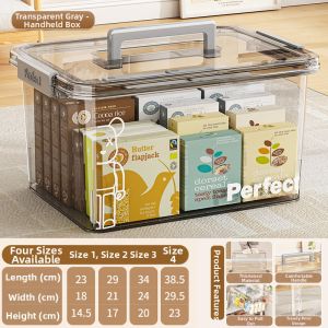 Loolecondera | Transparent Sealed Storage Box With Handle