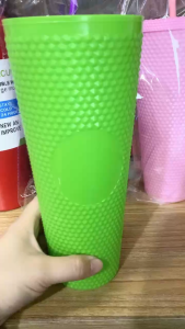 JD 750ml/1000ml Durian Venti Affordable Drinkware Tumbler Cup Large Volume With Straw New Design Good for Gift or Office Bottle Water Bottle (WITH STICKER)Random Design