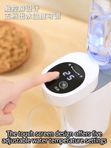 Smart Water Dispenser Portable 2 Water Pumping Methods Travel Kettle for Home、Office with UK Plug