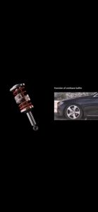 For Perodua Kembara AMT Car Spring Buffer Power Cushion Buffer Coil Spring Rubber SIlicone Damper Kereta Shocks Suspension Cushion DIY 2pcs/set