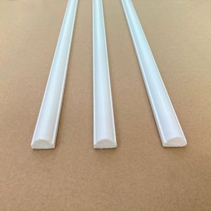 Phào chỉ dán tường chỉ nhựa Hàn Quốc 2cm trắng bóng