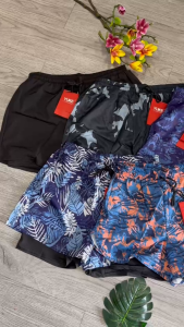 Quần bơi nam 2 lớp quần thể thao nam YUKE-YK12/ nhập khẩu chính hãng đủ size từ 55kg đến 90kg BINSPORTS QB011