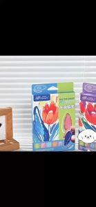 12/24Pcs Colors Water Drop Crayons Set For Kids Toddler Non-Toxic Painting Art Materials Crayon Case