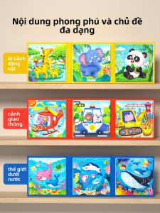 XIAOWANDOU | Magnetic Puzzle for Toddlers 3-6 Years Old 1-2 Pieces