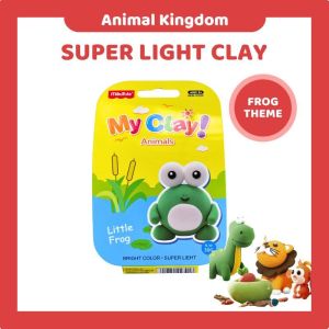 Crafto | Frog-themed Soft Clay for Kids | 4 Colors Premium Clay 30g Non Sticky/Toxic 超轻粘土青蛙主题