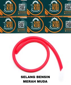 Selang Bensin Warna (Pink) Merah Mudah - Selang Universal Variasi Panjang 42 Cm