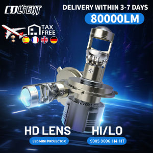 CO LIGHT New H7 LHD LED Headlight Mini Lens H4 Projector 9005/9006 Auto High Low Beam Canbus Bulb For Car/Motor 12V 24V 40000LM