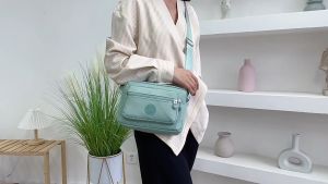 [HÀNG ĐẸP]Túi giỏ xách đeo chéo đeo vai nữ thời trang 5 ngăn size 24cm TULIP ONE TX073 HÀNG ĐẸP chất liệu vải dù chống nước chống xước cao cấp với nhiều màu sắc lựa chọn