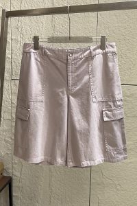 Quần Short Nam Ống Đứng Năm Điểm Vải Cotton Pha Trộn Thường Ngày Mùa Hè Quần Áo Công Sở Phong Cách Mỹ Quần Áo Công Sở Rộng Rãi