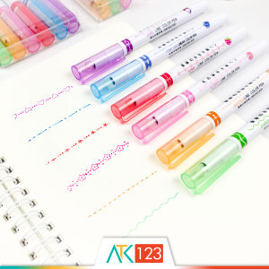 Pulpen / Spidol Garis Motif / Bentuk / Pola / Linear / Line / Shape / Pattern Color Pen / Marker Set LCPS-MI