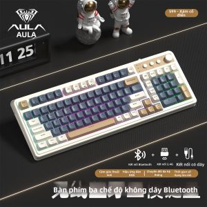 AULA | Bàn Phím Chơi Game Không Dây Thân Thiện Với Việc Gõ Phím Có RGB