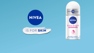 NIVEA Female Deodorant Extra Brightening Roll On 50ml / Fresh / Fair Skin / Whitening / Perfume / Twin Pack / 50ml