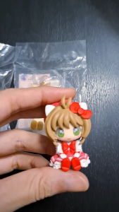Mô hình gashapon Kinomoto Sakura - anime Card Captor Sakura x sanrio (Thủ lĩnh thẻ bài x sanrio) chính hãng Bandai Nhật