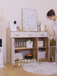 ตู้กระจาย กระจายในครัว ขนาดใหญ่ กันน้ำ กันฝุ่น ชั้นวางไมโครเวฟ 120x36x100 ราคาพร้อมส่ง