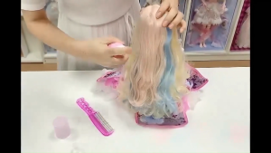 100ml Wig Special Care Liquid Hair Nourishing Water Wig Hair Repair Liquid Professional Wig Care Solution With a Slightly Sweet Smell And Good Effect Maintain Wigs To Keep Them Naturally Fluffy Smooth And Not Dry Professional Wig Care Solution