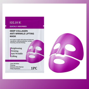 EELHOE | Collagen Anti Wrinkle Facial Mask Anti Aging Fade Fine Lines Firm Skin Whitening Moisturizing Lifting SkinCare Korean Cosmetics