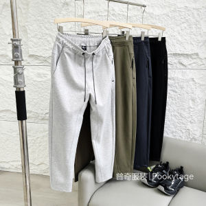 Cloud Sensation Air Layer 3D Multi-Piece Trim Sweat Absorbent Moisture Wicking Breathable Spring Mens Elastic Waist Casual Pants