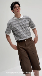 KINS 19 STUDIO |  GLOWSTEP OVER-KNEE SHORTS การเกงขาสั้นคินส์ [F116]