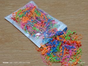 ikat Rambut karet jepang kemasan plastik clip