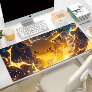 Bandai | Pokemon Pikachu Gengar Gaming Mouse Pad XXL Rubber Keyboard Desk Mat With 2MM Stitched Edge