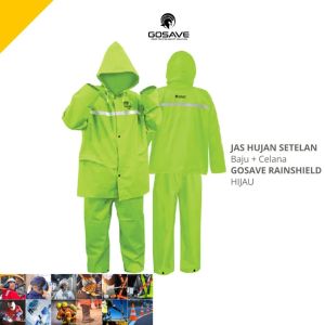 Gosave Rainshield Rainsuit Jas Hujan Dewasa Jumbo Raincoat Pria Wanita