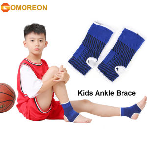 1Pair Kid Compression Ankle Brace - Knitted Ankle Sleeve Sock Support for Sprains Arthritis Tendonitis Running Fitness
