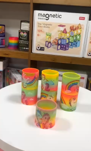 RAINBOW SPRING - B6012-DJT Lò xo cầu vồng hình ngựa Pony (KT 6x6x6cm)