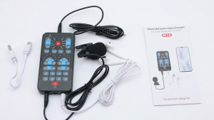 Voice Changer Device Multi Languages Karaoke Function Beautifying Universal Portable Sound Changer Card Fine Tuning for Live