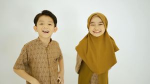NBRS Hyra Koko Sarimbit Set Keluarga Gamis Dewasa Anak Setelan Dress Gingerbread Rayya Series