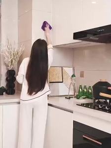 Máy Chà Sàn Không Dây Chổi Điện Đa Năng Bàn Chải Vệ Sinh Cho Nhà Bếp Phòng Tắm Nhà Vệ Sinh - Chổi Chà Tóc Kiểu Chổi Dụng Cụ Gia Đình