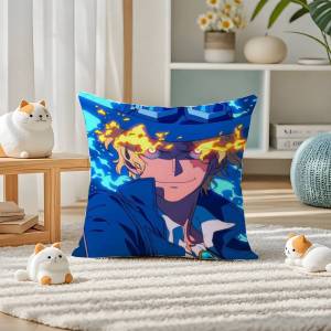Bandai | One Piece Killer Supernova Anime Plush Pillow Cover Soft Short Plush Cushion Cover For Sofa Bedroom Home Decor Gift Decoration